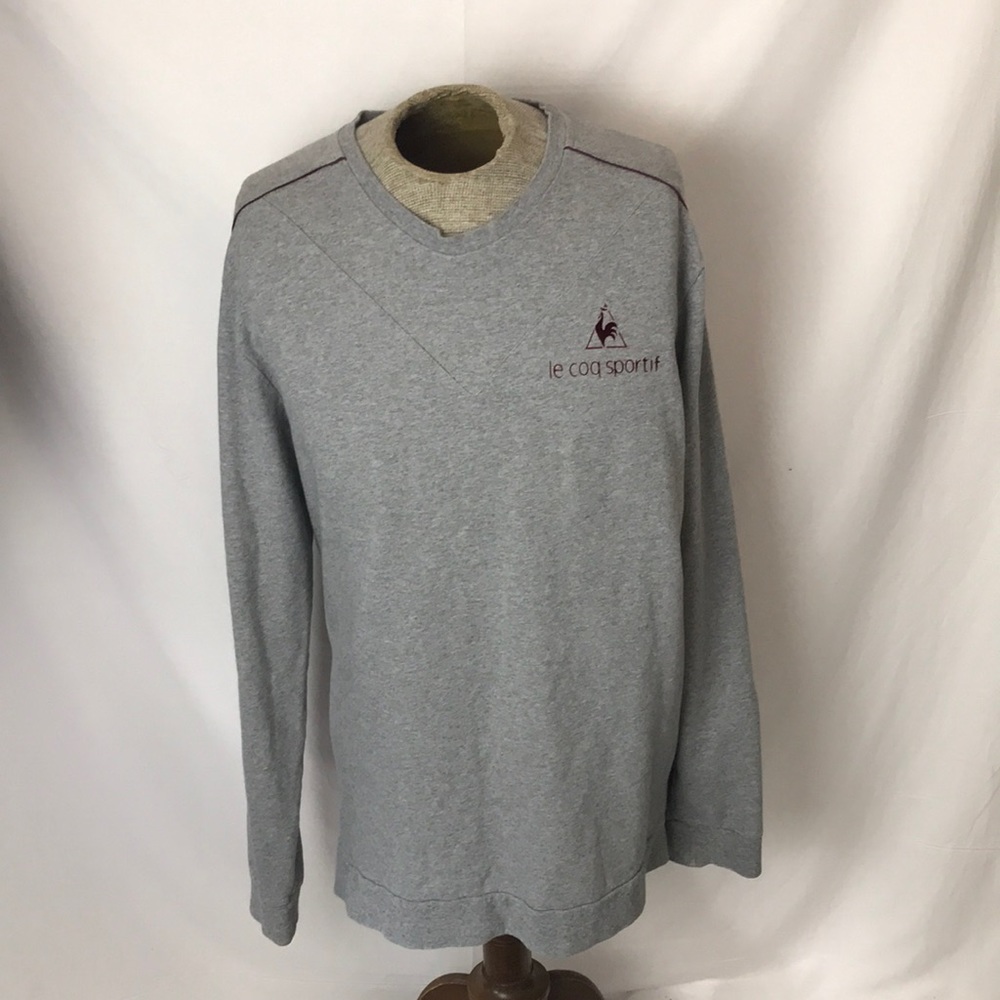 Le coq Sportif gray sweater Sz XXL